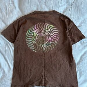 Vintage Spitfire Spin Wheel Y2K Skate T Shirt Size XL